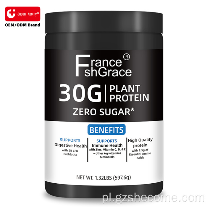 Białko roślinne o zerowej zawartości cukru w ​​proszku wspomaga zdrowie układu trawiennego